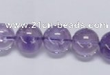 CNA804 15.5 inches 12mm round natural light amethyst beads