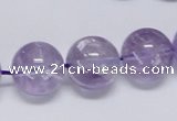 CNA807 15.5 inches 18mm round natural light amethyst beads