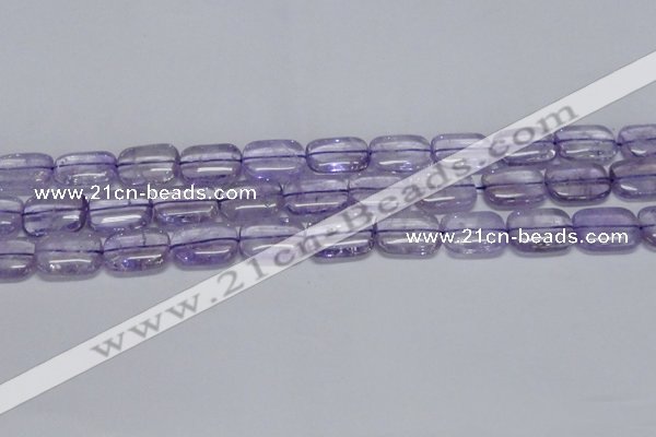 CNA851 15.5 inches 12*16mm rectangle natural light amethyst beads