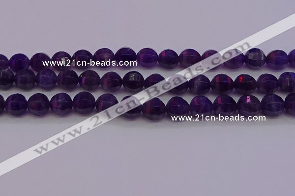 CNA934 15.5 inches 12mm pumpkin amethyst gemstone beads