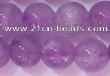 CNA954 15.5 inches 8mm round natural lavender amethyst beads