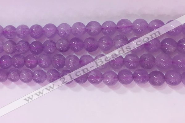 CNA954 15.5 inches 8mm round natural lavender amethyst beads