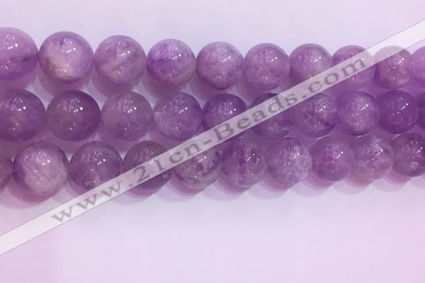 CNA958 15.5 inches 16mm round natural lavender amethyst beads