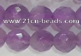 CNA963 15.5 inches 6mm faceted round natural lavender amethyst beads