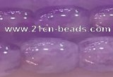 CNA975 15.5 inches 8*12mm drum natural lavender amethyst beads