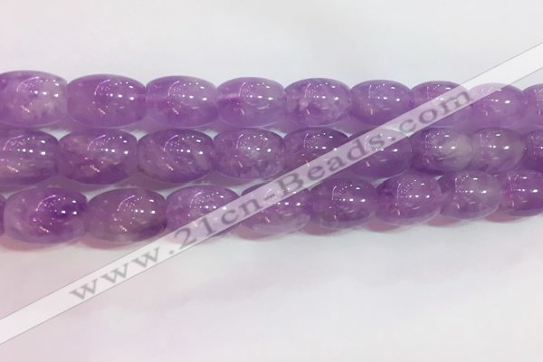 CNA977 15.5 inches 12*16mm drum natural lavender amethyst beads