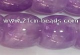 CNA982 15.5 inches 16*16mm drum natural lavender amethyst beads