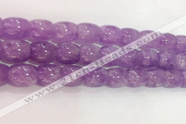 CNA982 15.5 inches 16*16mm drum natural lavender amethyst beads