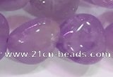 CNA984 15.5 inches 12*12mm heart natural lavender amethyst beads