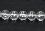 CNC03 15.5 inches 10mm round grade AB natural white crystal beads