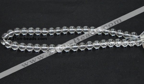 CNC03 15.5 inches 10mm round grade AB natural white crystal beads