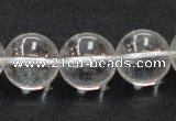 CNC06 15.5 inches 16mm round grade AB natural white crystal beads