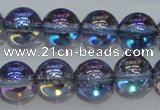 CNC302 15.5 inches 8mm round AB-color white crystal beads