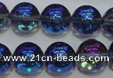 CNC303 15.5 inches 10mm round AB-color white crystal beads