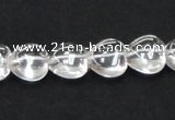 CNC36 10*10mm heart grade AB natural white crystal beads wholesale