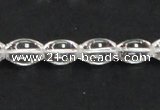 CNC38 9*13mm rice grade A natural white crystal beads wholesale