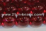 CNC415 15.5 inches 14mm round dyed natural white crystal beads