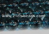 CNC423 15.5 inches 10mm round dyed natural white crystal beads