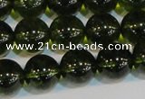 CNC434 15.5 inches 12mm round dyed natural white crystal beads