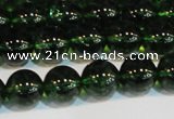 CNC442 15.5 inches 8mm round dyed natural white crystal beads