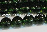 CNC443 15.5 inches 10mm round dyed natural white crystal beads