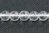 CNC59 15.5 inches 10mm round grade A natural white crystal beads