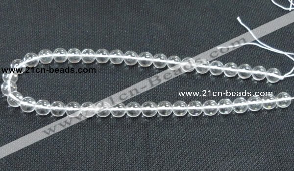 CNC59 15.5 inches 10mm round grade A natural white crystal beads