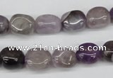 CNG04 15.5 inches 9*12mm nuggets amethyst gemstone beads