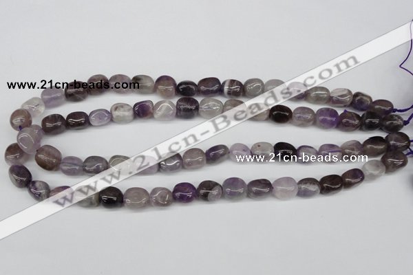 CNG04 15.5 inches 9*12mm nuggets amethyst gemstone beads