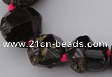 CNG1015 15.5 inches 10*14mm - 18*25mm nuggets red garnet beads