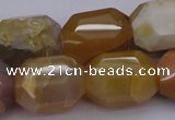 CNG1070 15.5 inches 13*18mm - 16*22mm faceted nuggets Botswana agate beads