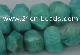 CNG1072 15.5 inches 13*18mm - 15*20mm faceted nuggets amazonite beads