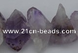 CNG1074 15.5 inches 20*30mm - 22*30mm nuggets lavender amethyst beads
