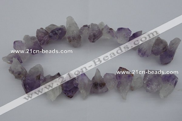 CNG1074 15.5 inches 20*30mm - 22*30mm nuggets lavender amethyst beads