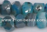 CNG1078 15.5 inches 10*14mm - 15*20mm faceted nuggets agate beads