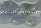 CNG1084 15.5 inches 15*20mm - 20*25mm freeform blue lace agate beads