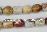 CNG11 15.5 inches 9*12mm nuggets agate gemstone beads