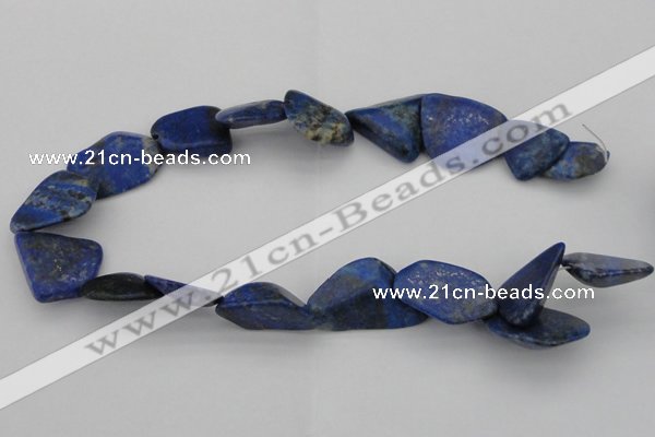 CNG1112 15.5 inches 13*18mm - 20*25mm freeform lapis lazuli beads