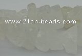 CNG1128 15.5 inches 8*12mm - 13*18mm nuggets white crystal beads