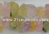 CNG1139 15.5 inches 8*12mm - 13*18mm nuggets mixed quartz beads