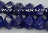 CNG1147 15.5 inches 10*14mm - 13*18mm faceted nuggets lapis lazuli beads