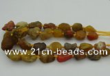 CNG1168 15.5 inches 15*25mm - 25*30mm nuggets agate beads