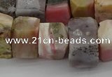 CNG1173 15.5 inches 12*16mm - 15*20mm nuggets pink opal gemstone beads