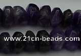 CNG1180 15.5 inches 6*14mm - 8*14mm nuggets amethyst beads