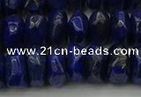 CNG1188 15.5 inches 6*14mm - 8*14mm nuggets lapis lazuli beads