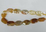 CNG1200 15.5 inches 20*30mm - 25*35mm freeform agate beads