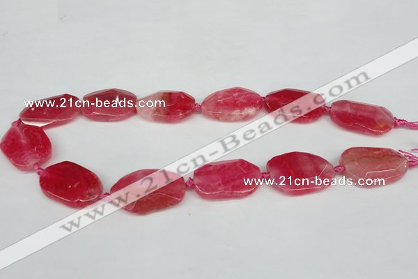 CNG1202 15.5 inches 20*30mm - 25*35mm freeform agate beads