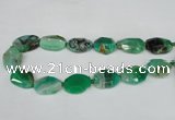 CNG1204 15.5 inches 20*30mm - 25*35mm freeform agate beads