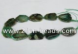 CNG1206 15.5 inches 20*30mm - 30*40mm freeform agate beads