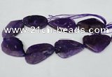 CNG1210 15.5 inches 30*45mm - 35*50mm freeform agate beads